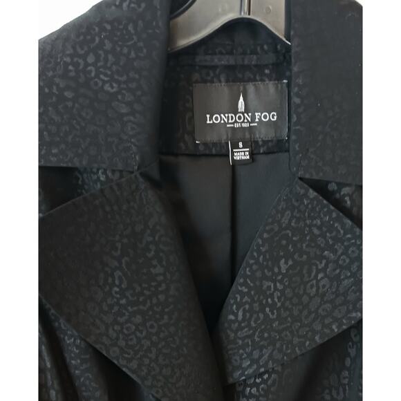 London Fog NWT Women's Black Trench Coat Size Small - Picture 2 of 11